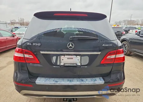 2013 Mercedes-Benz Ml 350 4Matic from USA, damaged, VIN 4JGDA5HB5DA207447